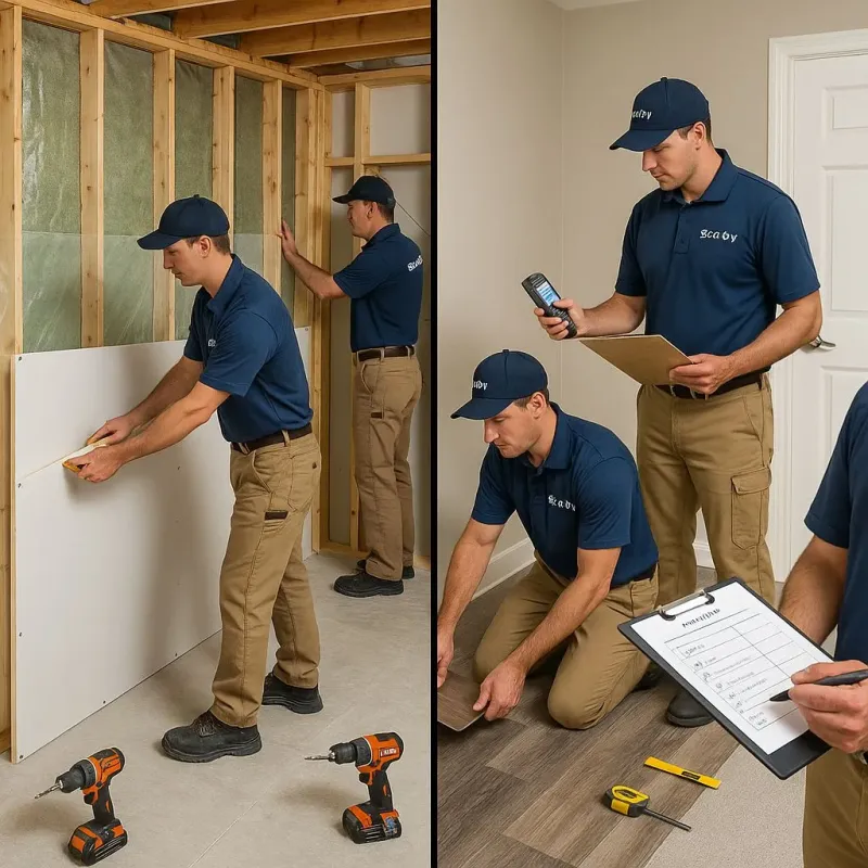 Repairs and Reconstruction process in DeKalb County, GA